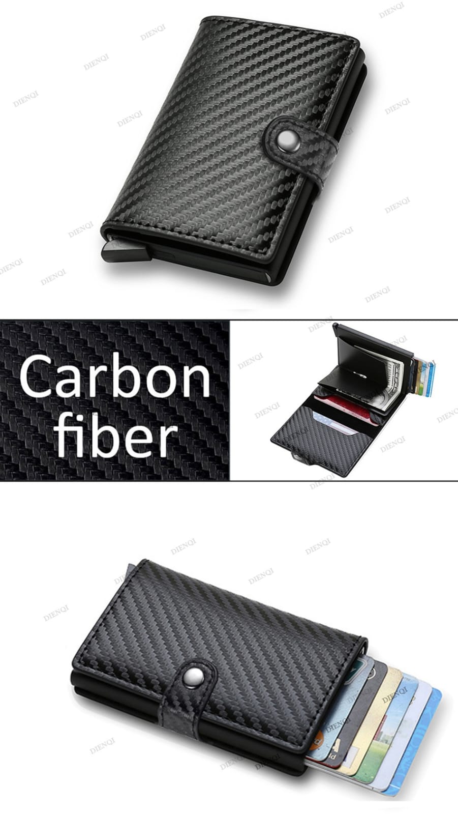 BILLETERA DE FRIBRA DE CARBONO