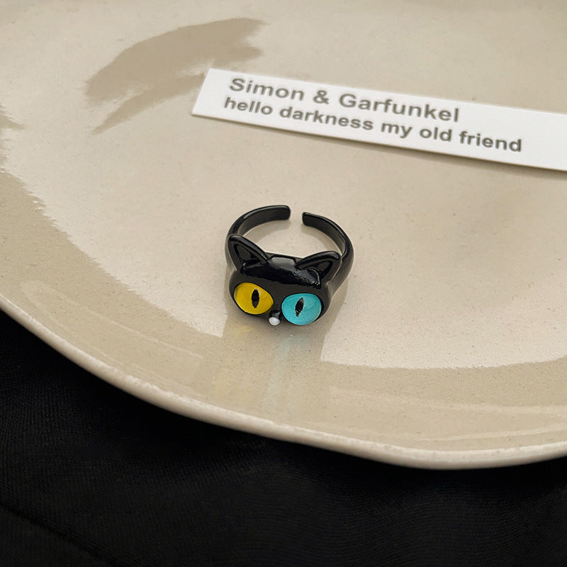 ANILLO GATO NEGRO