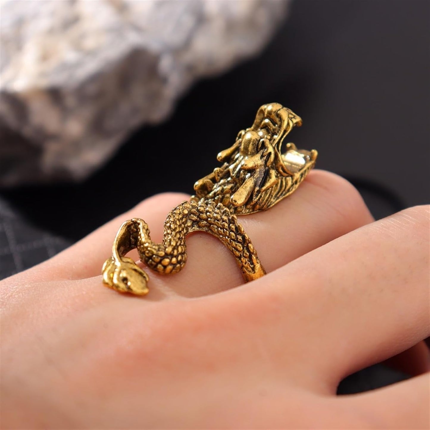 ANILLO DRAGON PORTA CIGARRILLO