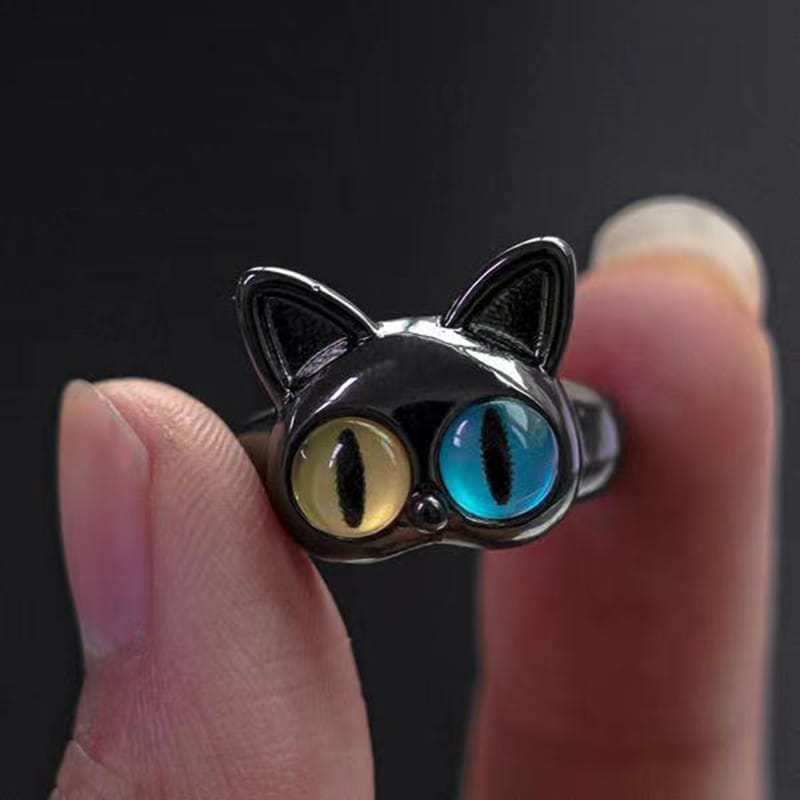 ANILLO GATO NEGRO